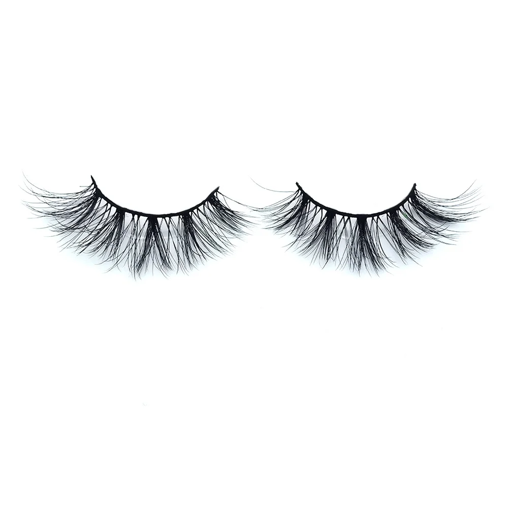 

Wholesale Private Label Packaging Natural Wispy Hande Made 3D Silk Extentions Synthetic Mink Eyelashes