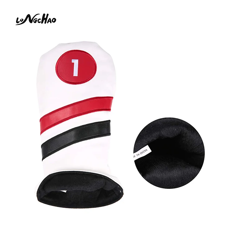 

2020 Professional High Quality Waterproof Golf Wood Head Covers, White