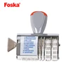Different Languages High Quality Multifunction Rubber Date Stamp