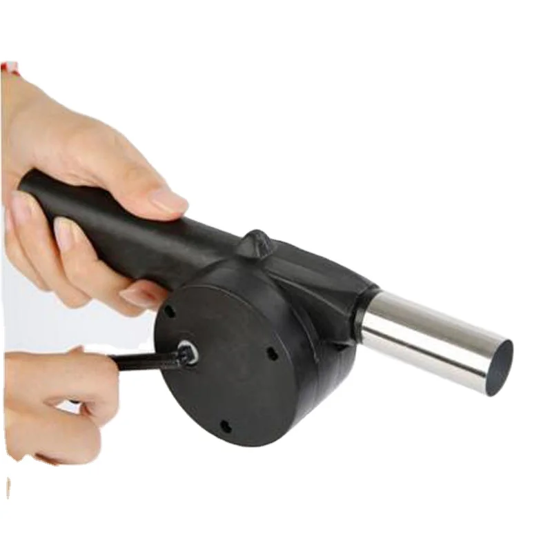 

Hot Barbecue Fire Cooking BBQ Fan Air Blower For Manual Outdoor Bellows Hand Crank Tool Picnic Camping BBQ Drop H253