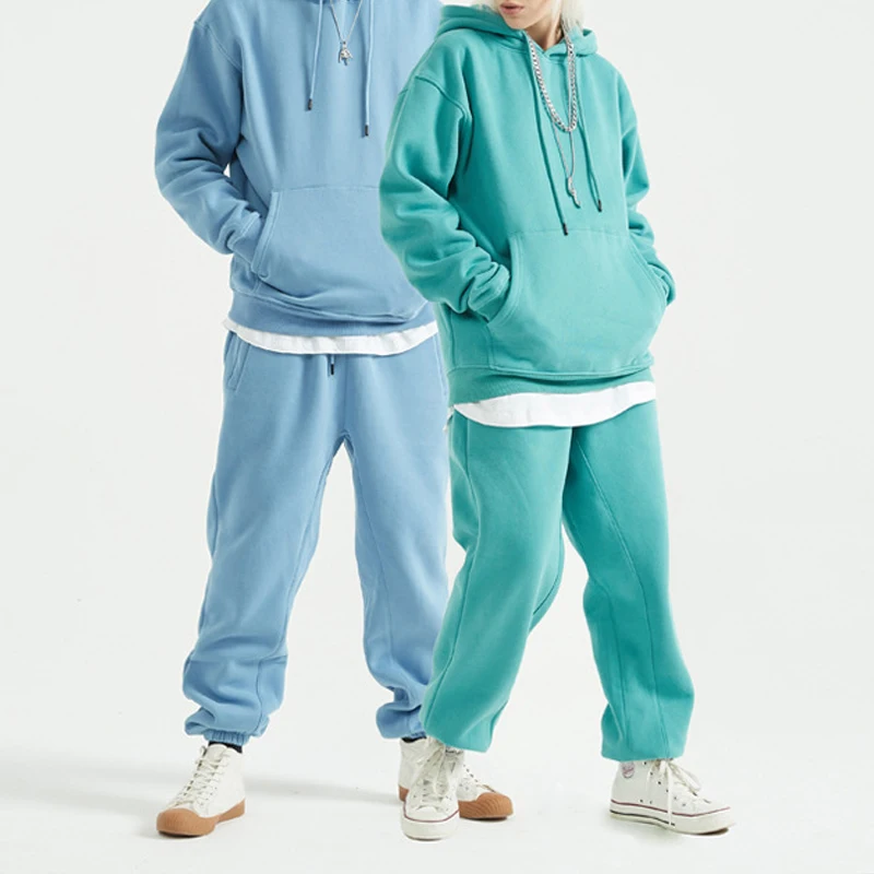 

Fleece Blank Oversized Unisex Sweatpants And Hoodie Set Custom Hooded Plus Plus Size Men'S Hoodies & Sweatshirts