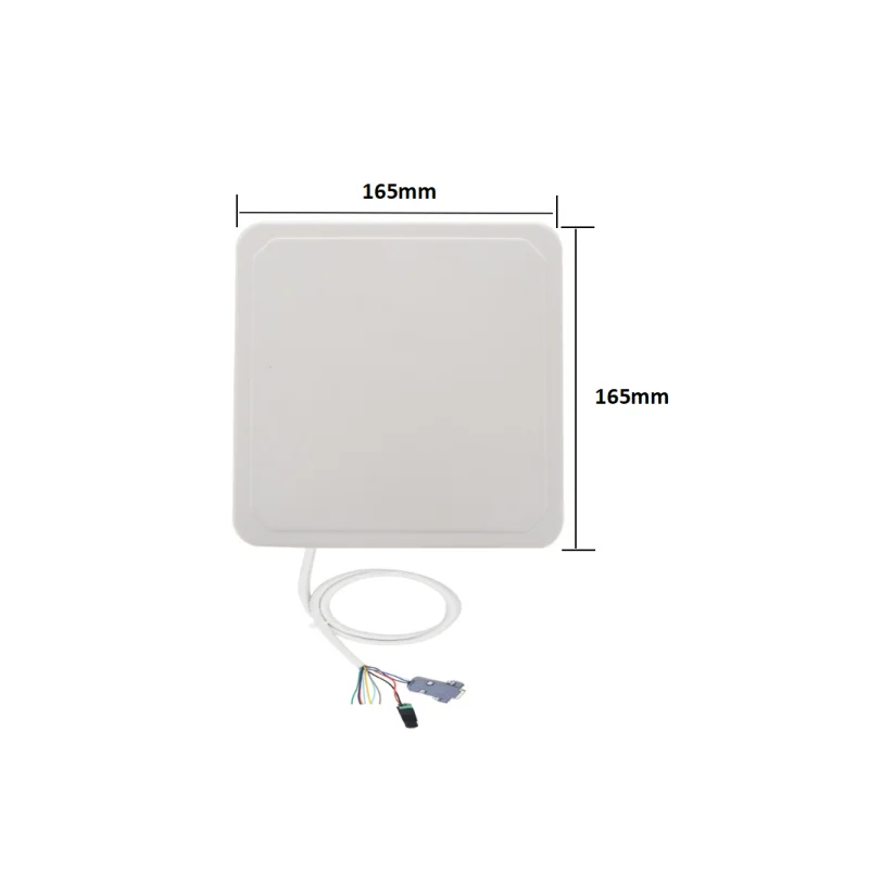 

low Price 1-6M long Range Integrated UHF RFID Reader 8dbi Circular Antenna WG26 RS232 RS485 TCP IP for Parking Access control