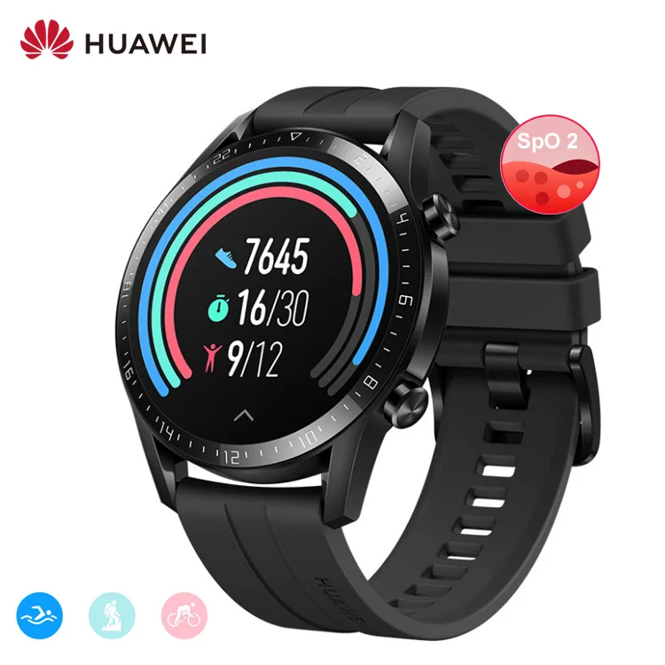 

Huawei Watch GT2 Pro GT 2  Blood Oxygen Saturation SPo2 Monitoring Fitness Watch Bracelet Smart Watch Huawei