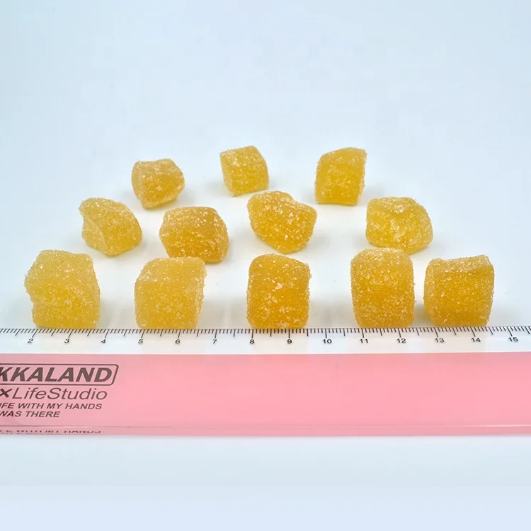 
Sweet and Spicy Crystallized Ginger Dice/Candied Ginger Cube 