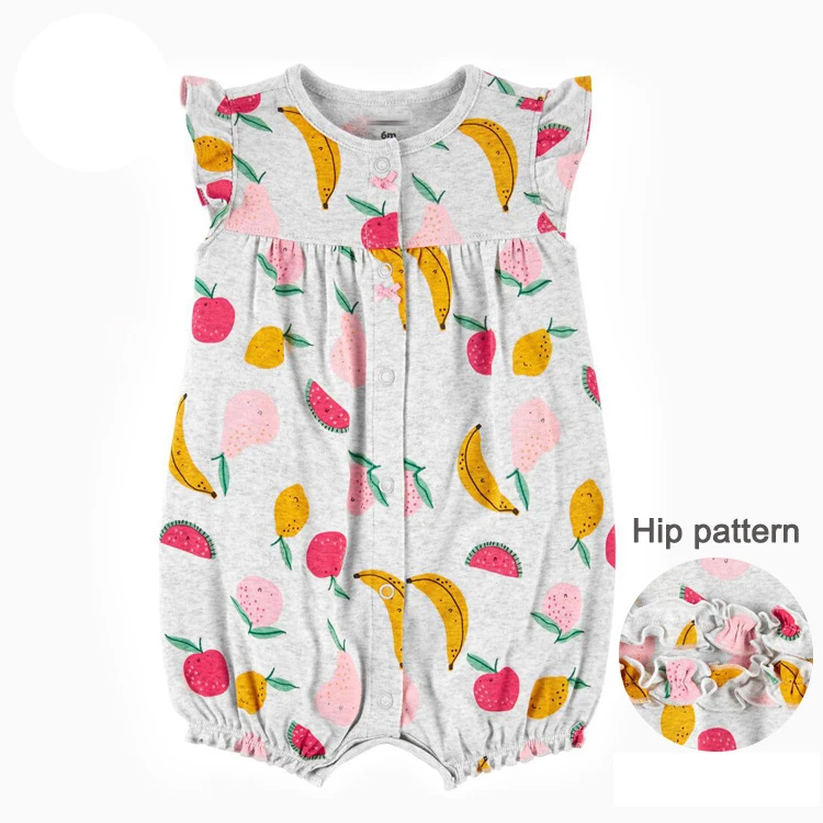 

Newborn Baby Rompers Baby Girl Clothes Jumpsuits, As picture show