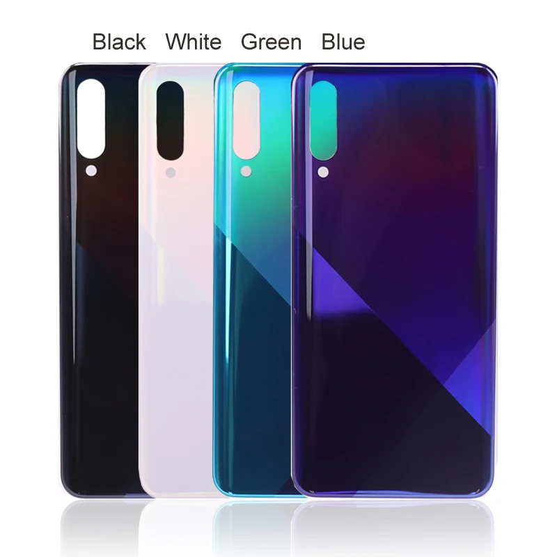 

Back Cover For Samsung A30S Case Back Battery Cover For Samsung A30S A307 Mobile Housing Glass Cover, Black/white/green/purple/blue