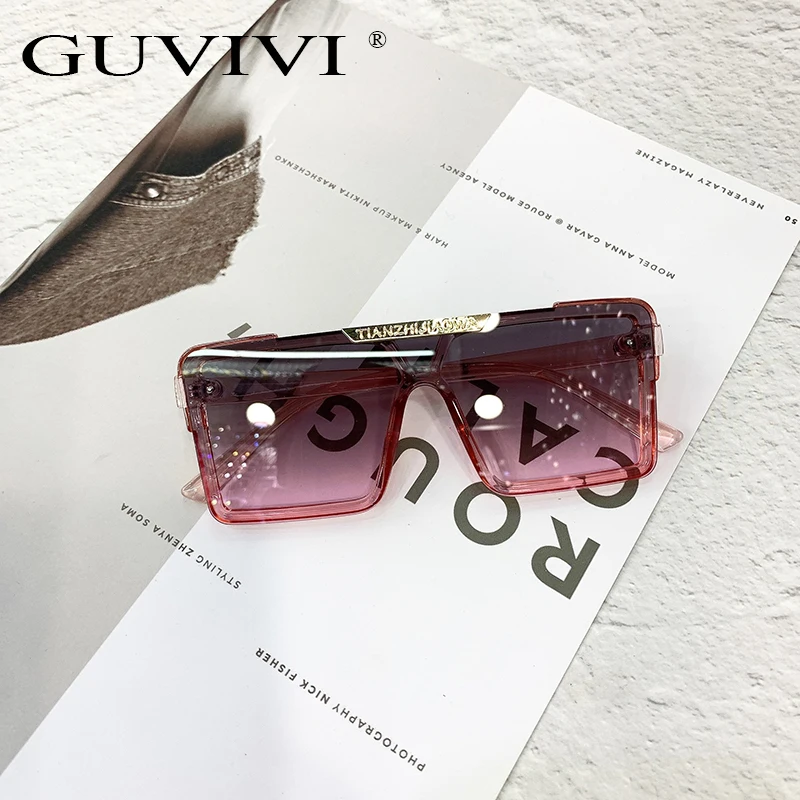 

Guvivi 2021 Children's square sunglasses uv400 UV protection for boys and girls high grade new fashion style, Mix color