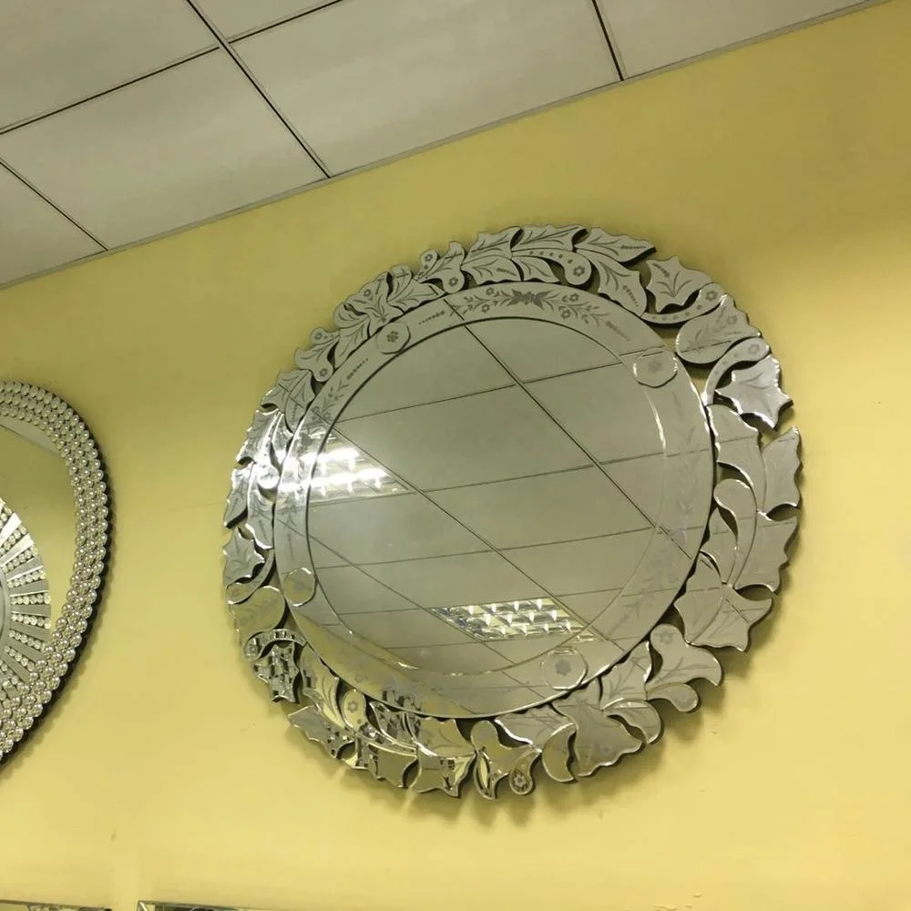 

Baroque handmade frame venetian home hotel wall mirror, Black;color can be choose