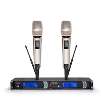 

Factory Oem SKM Series UHF Wireless Professional 2 Channel Karaoke Microphone 2 Handheld Mic