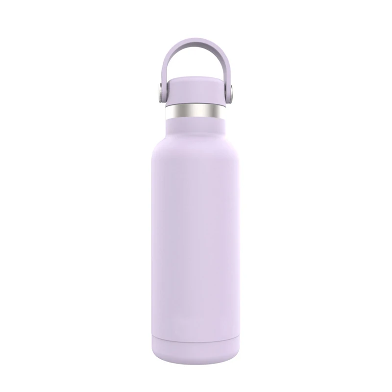 

Vacuum Insulated 14OZ BPA free Double Wall Eco friendly Leak Proof Kids Stainless steel Water Bottles With Natrual Bamboo Lid