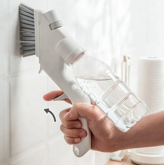 

4 in 1 Multifunctional Household Water Spray Cleaning Brush Wiper Sponge Rub Kits for Bathroom Tile Gap Window