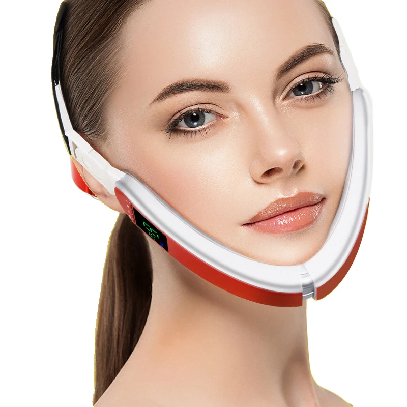 

Custom Appareil Massage Visage Face Lift Device V line Face Slimming Belt Lifting Viso Electric Massager Face Beauty Equipment