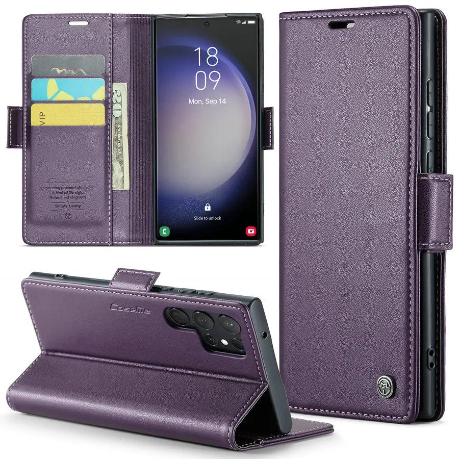 

Luxury Flip Wallet Magnetic Case For Samsung galaxy S23 S22 S21 Ultra S10 S9 plus A33 A53 5G A02S Leather Cover For A22 A14 A54