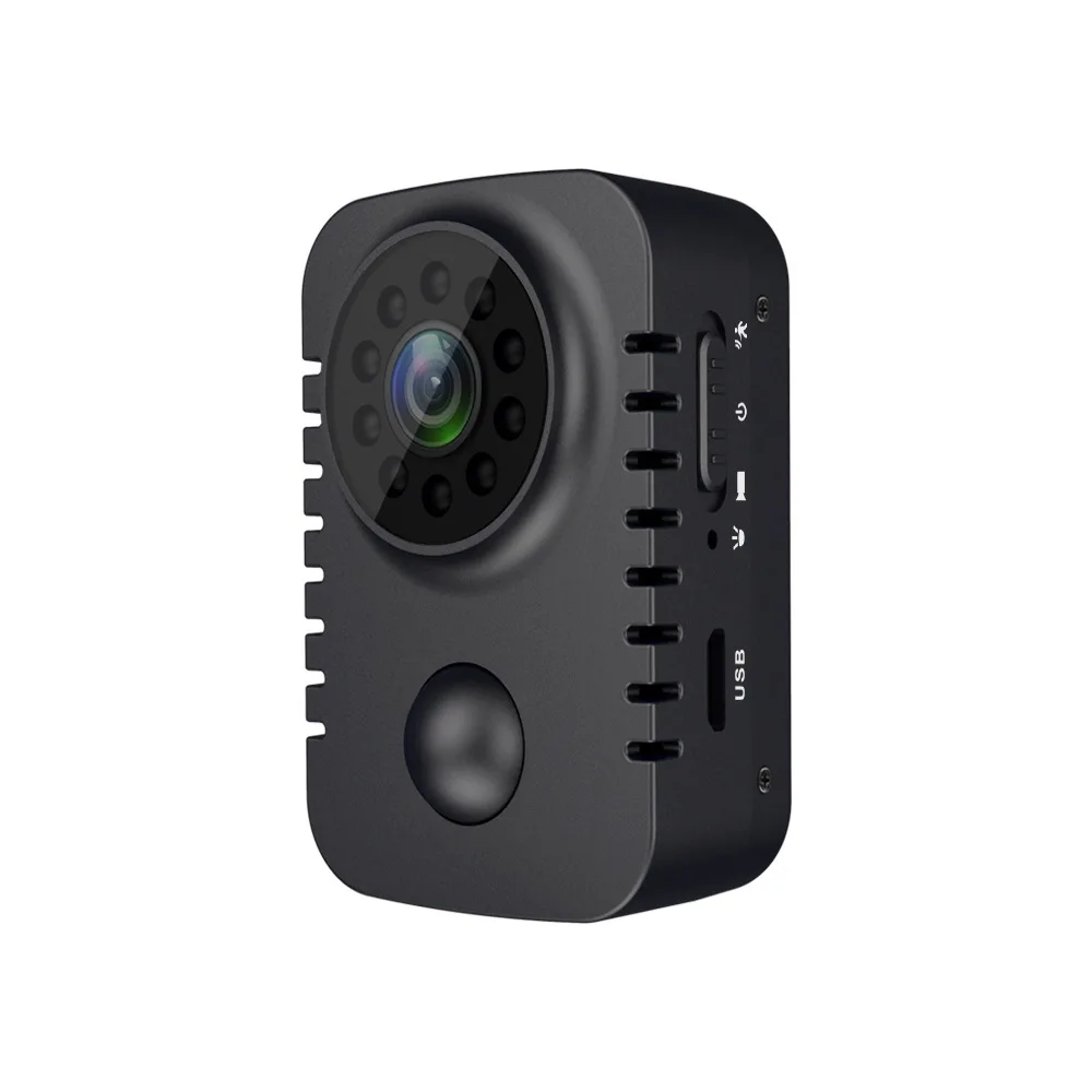 

HD Handheld Mini Camera 1080P Wide-angle Infrared HD 1080 + SD Card Direct Recording Sports Camera Recorder PIR Camera