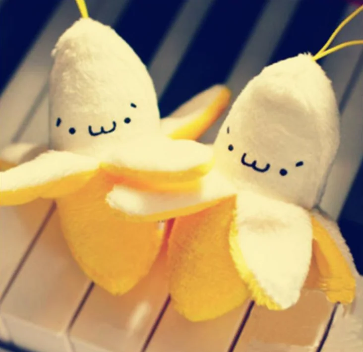 

Cute Mini Banana Plush Stuffed Toys Dolls Cellphone Pendant Christmas Wedding kids Birthday Gift Little Banana Plush Dolls