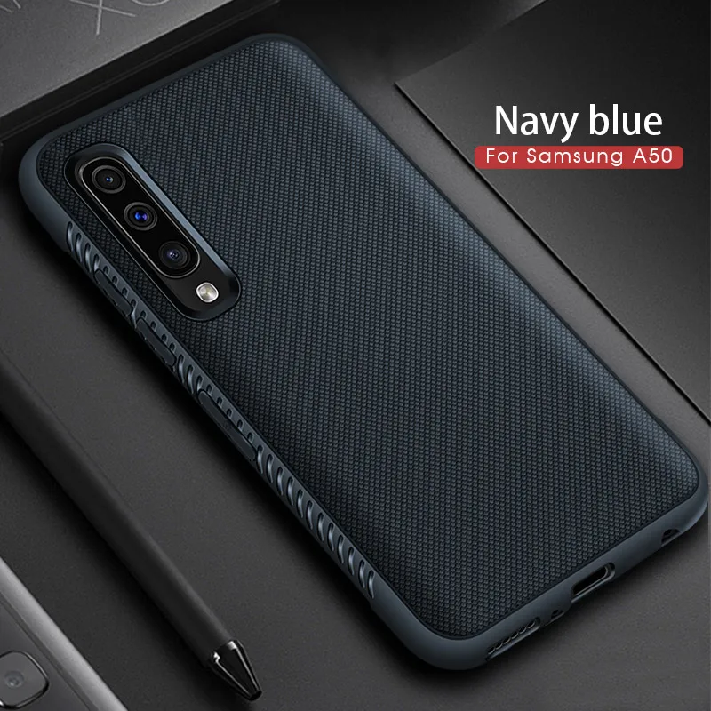 

Shockproof Carbon Fiber Case Heat Dissipation Soft Case For Samsung M10