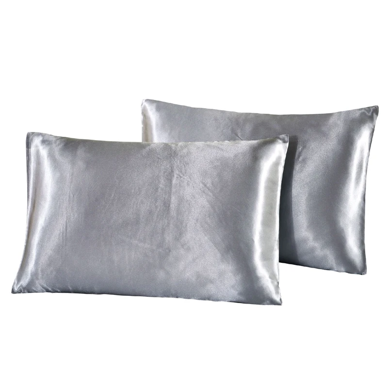 

Best Seller Colorful Envelope Closure Satin Pillowcase Soft Silky Satin Pillow Case For Hair And Skin