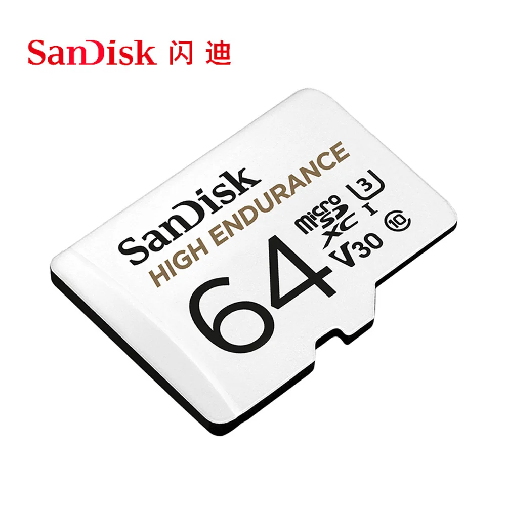 

SanDisk HIGH ENDURANCE memory card 128GB 32GB 64GB 256GB U3 V30 4K micro TF SD Card TF Flash MicroSD Card for Monitor Video
