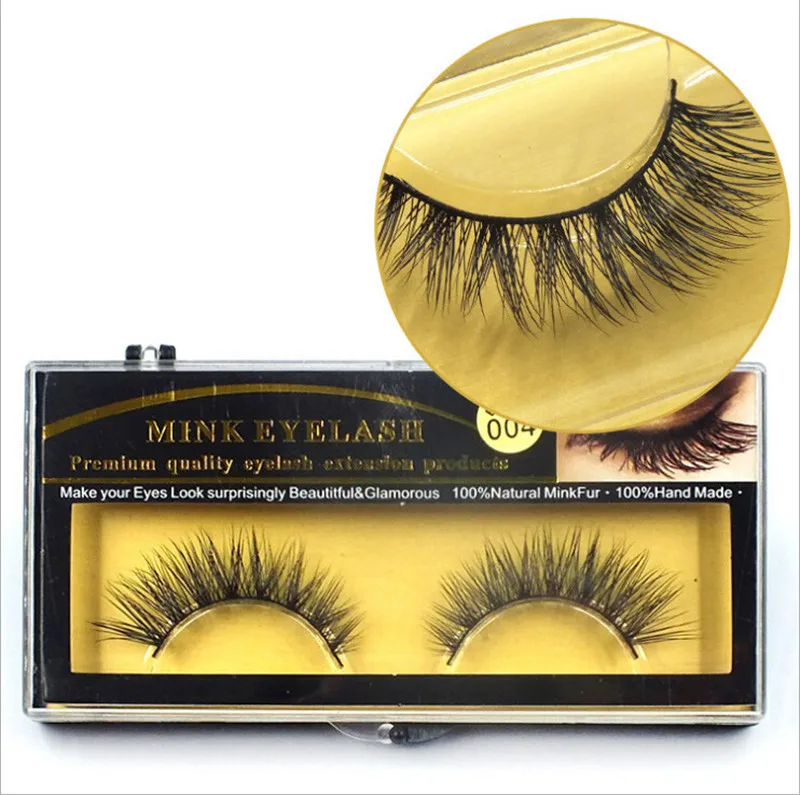 

handmade private label natural soft reusable false eyelash fashion daily usage sharp-tailed false eyelashes, Black