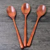 Wholesale Fancy Wooden Long Handle Serving Tea Bulk promotional Spoons