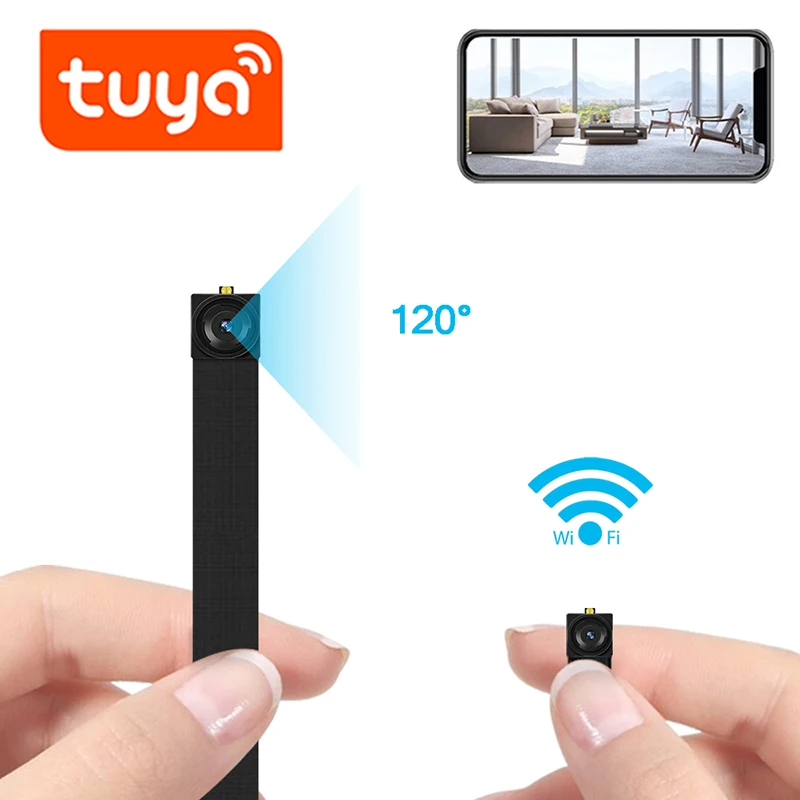 

Tuya Spy Hidden Camera Module 120 Degree Wide Angle Mini Micro Spy Camera WIFI