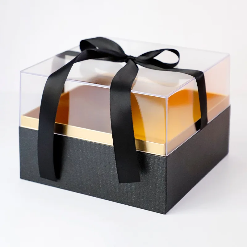 

New Square Acrylic Transparent Fantasy Candy Flower Box Mother's Day Valentine's Day Flower Gift Packaging