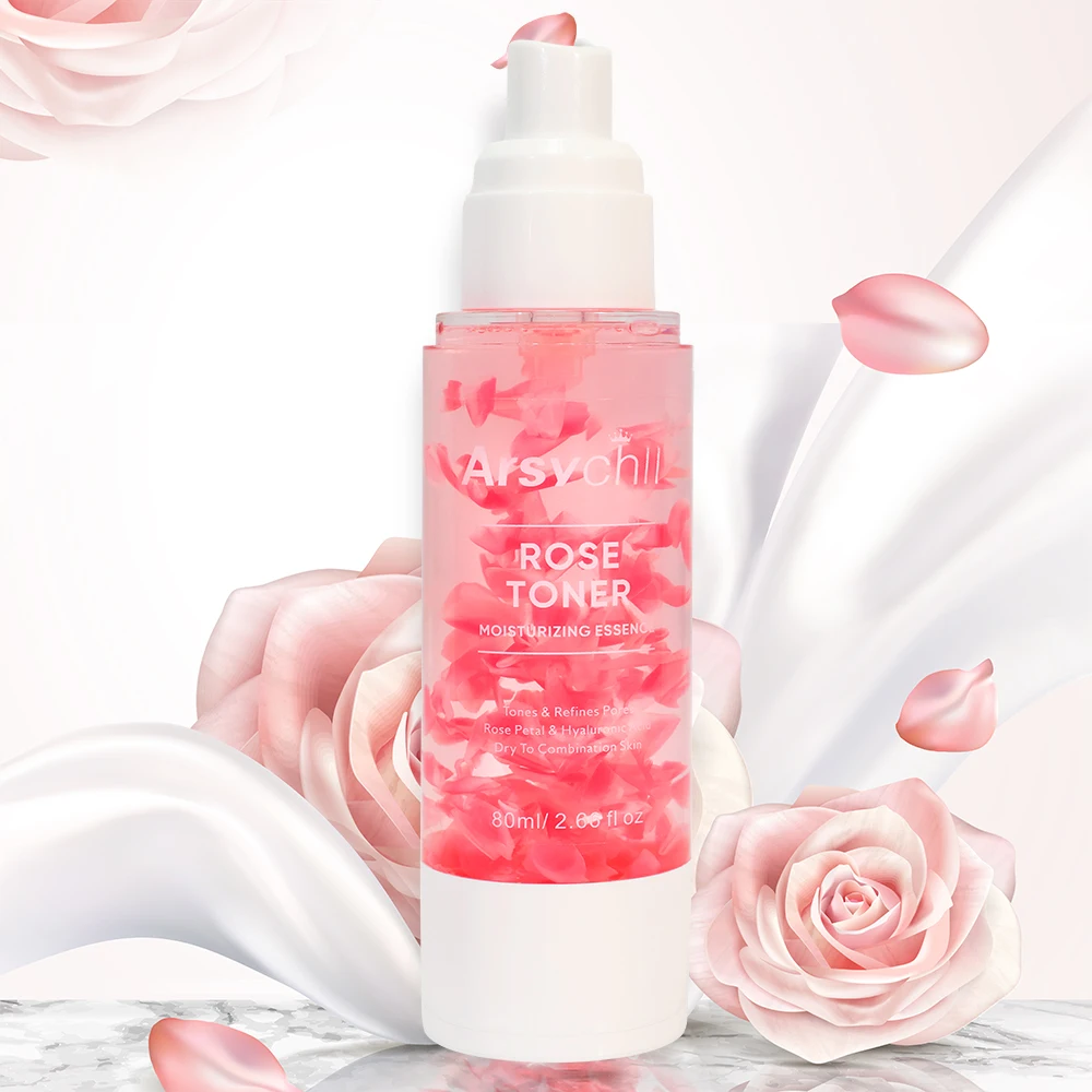 

Private label OEM/ODM moisturizing skin care skincare natural organic pure rose water facial mist face toner spray for face, Transparent