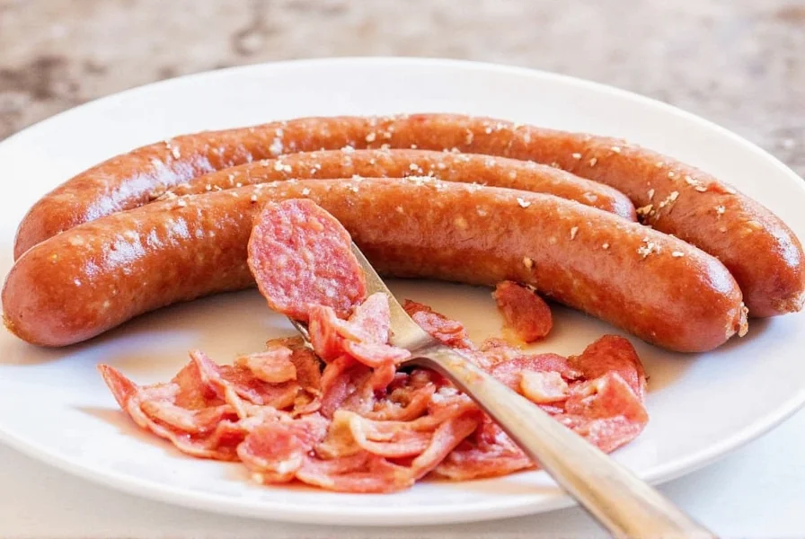 Platter of grilled Italian sausages