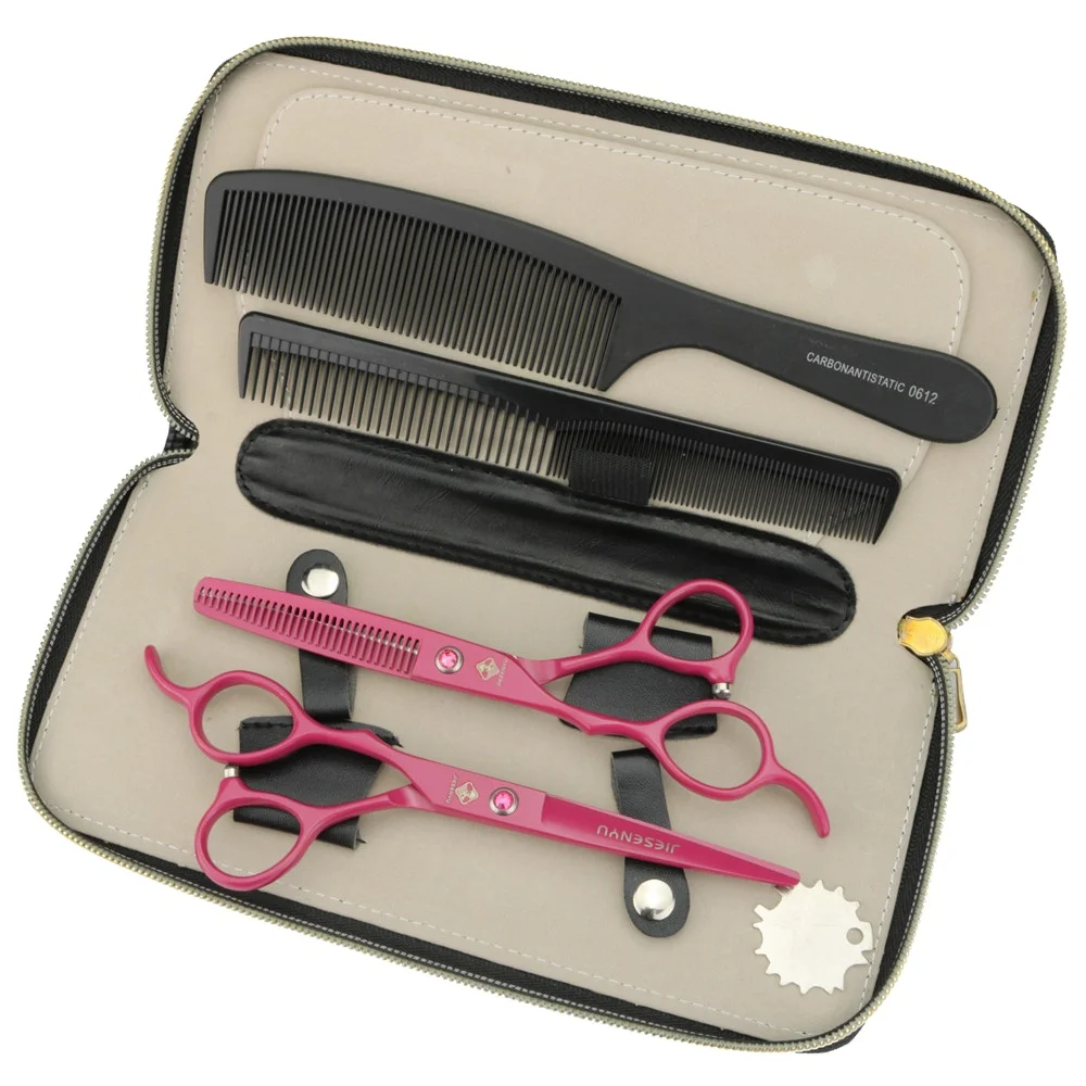 

6.0 inch FL Fantastic DesignBarber Scissors hair Brush Combs Hair Scissor Set