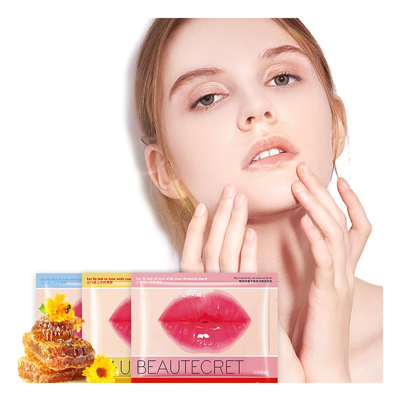 

Organic Face Mask With Lips Oem Cosmetic Vegan Lip Plum Mask Collagen, Customized color