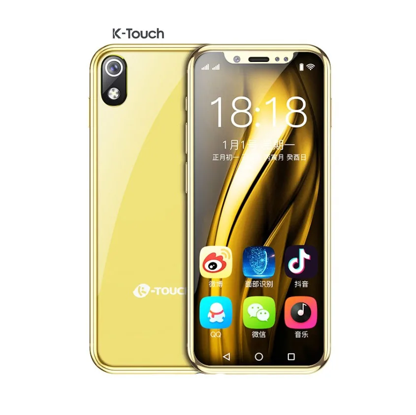 

Mini Mobile Phone 3.5'' Screen K-TOUCH I9 2GB+32GB Smartphone Celular Fingerprint ID Unlock 4G Network