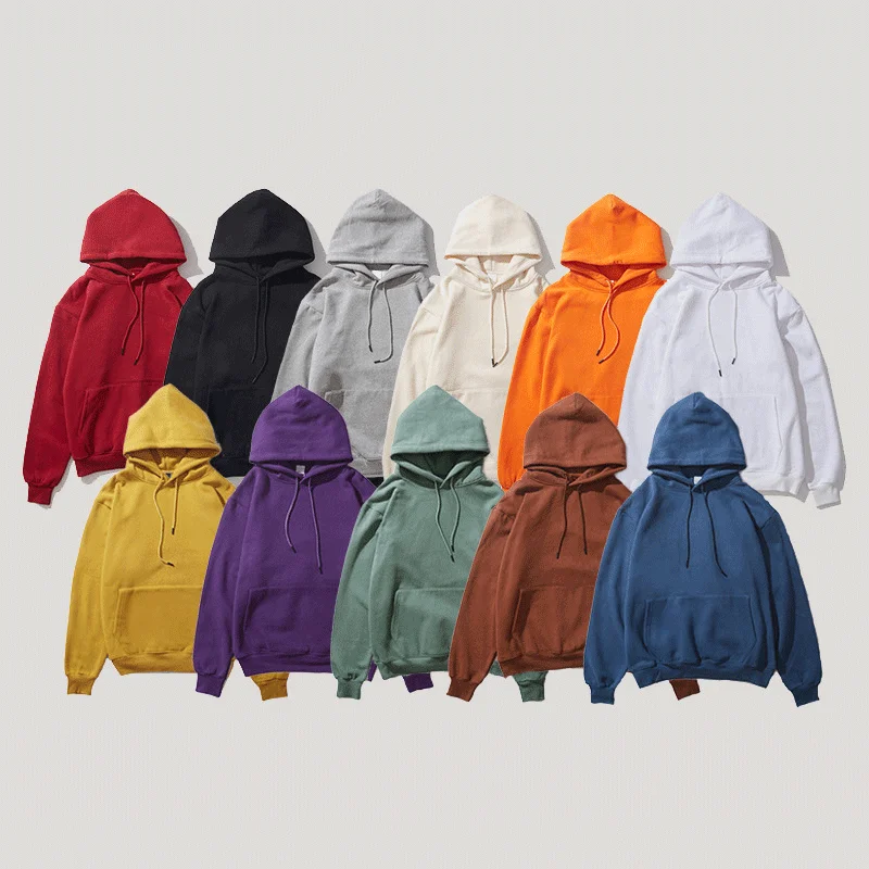 Oversized Custom Print Multi Color 65% Cotton + 35% Polyester High Quality Hoodie
