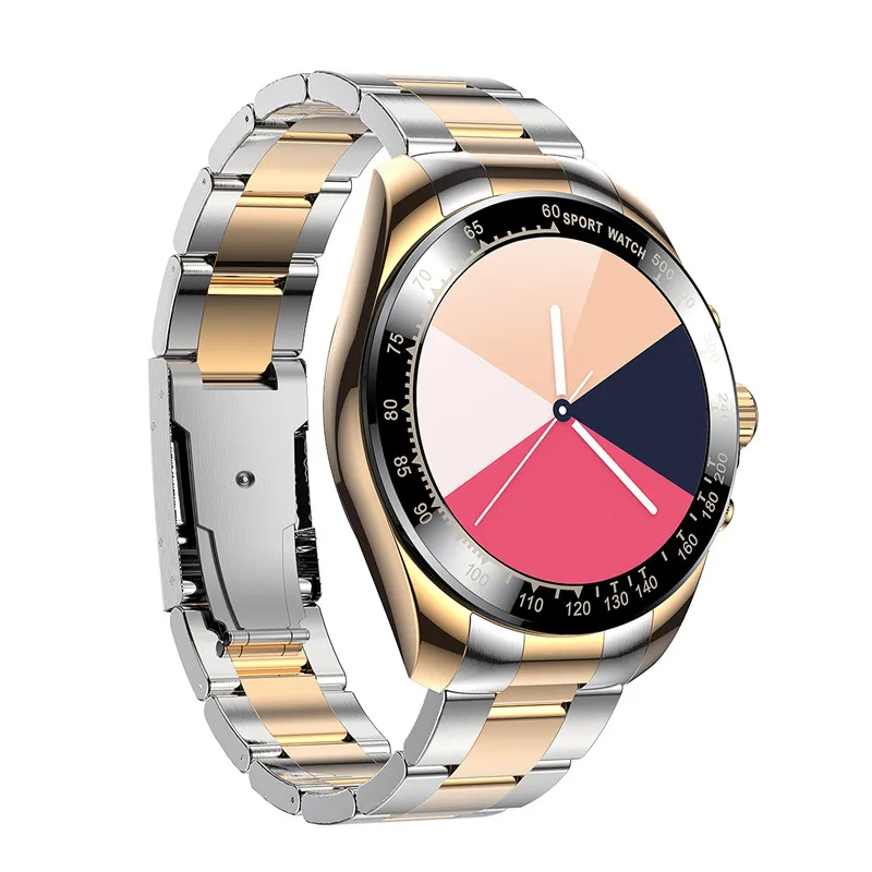 

SK9 Smart Watch Men 2022 Heart Rate Blood Pressure Monitoring Sports Bracelet Women Custom Watch Face SmartWatch Android IOS HOT, Black white gold