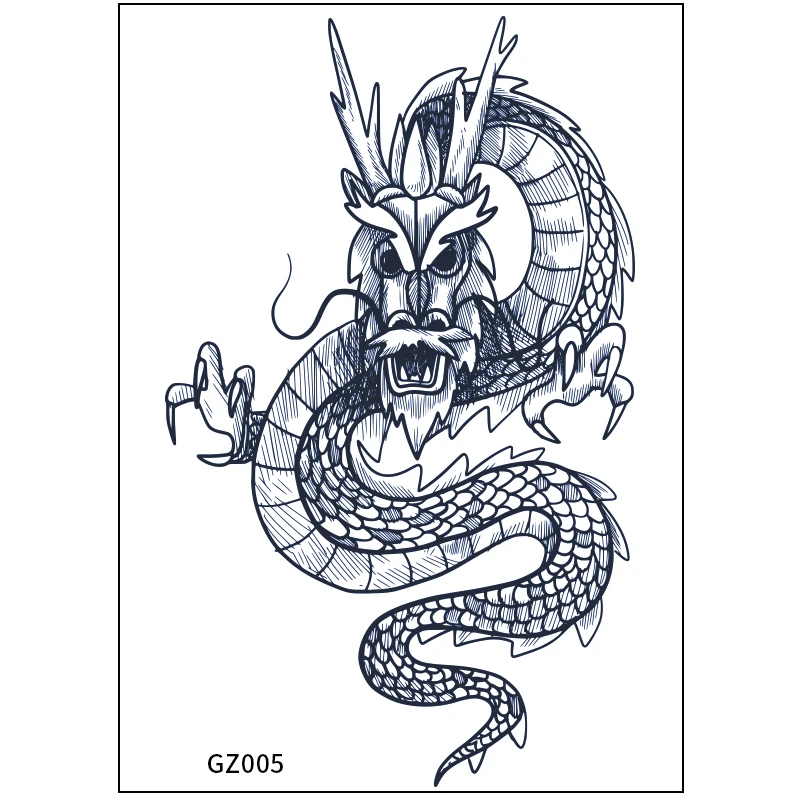 

Semi-permanent color Body Hand Tattoo Designs Letter Tattoo Sticker