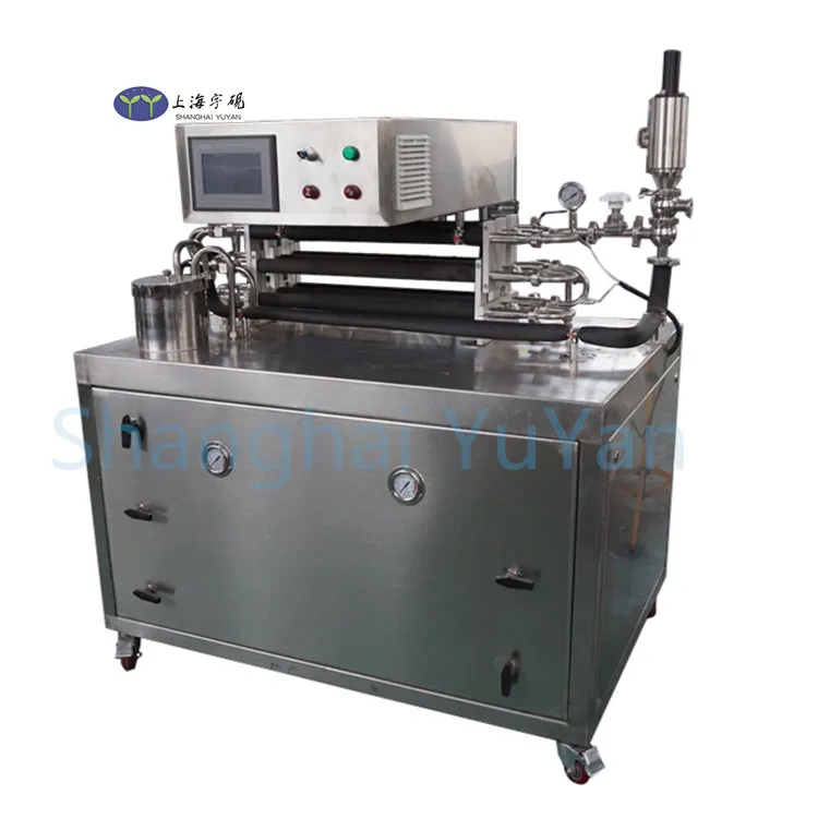
Small experimental tea beverage sterilizer UHT ultra high temperature tube sterilizer UHT fruit juice sterilization machine 