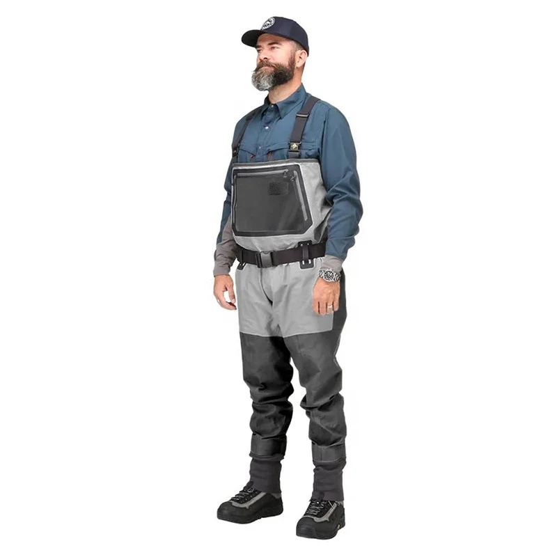 

hisea hip waders fishing breathable neoprene resp 5 layer process equipment patagoniaing, Gray