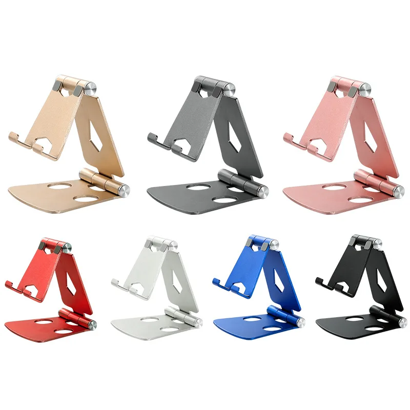 

Foldable Adjustable Aluminum Alloy Mobile Phone Holder for Desk, Customized
