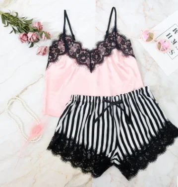 

woman clothes ladies sexy 2pcs set sleeping clothing sets
