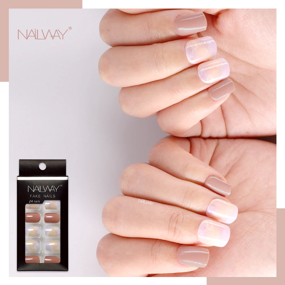 

Manufacturer Supply Bright Full Press On Nails Acrylic Press On Nails