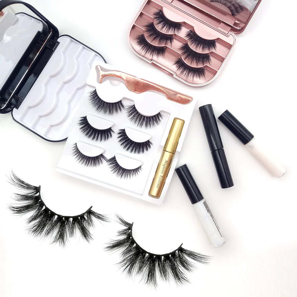 

Customized Cruelty Free Mink Fur Hair Glue Fake Magnetic Individual Eyelashes