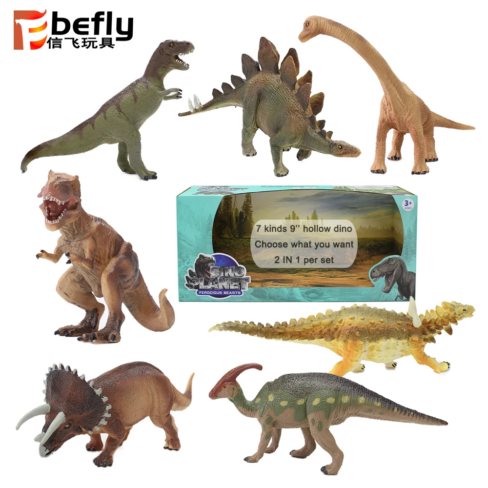 12Pcs/set Dinosaur Model With Egg Simulated Dinosaur Model Kids Education Toys 