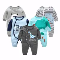 

New design infant clothes newborn fall winter long sleeve baby boy romper