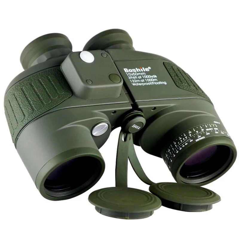 

Waterproof Binoculars Boshile 10x50 with range finder and Compass Fully Multi-coated Lens BAK4