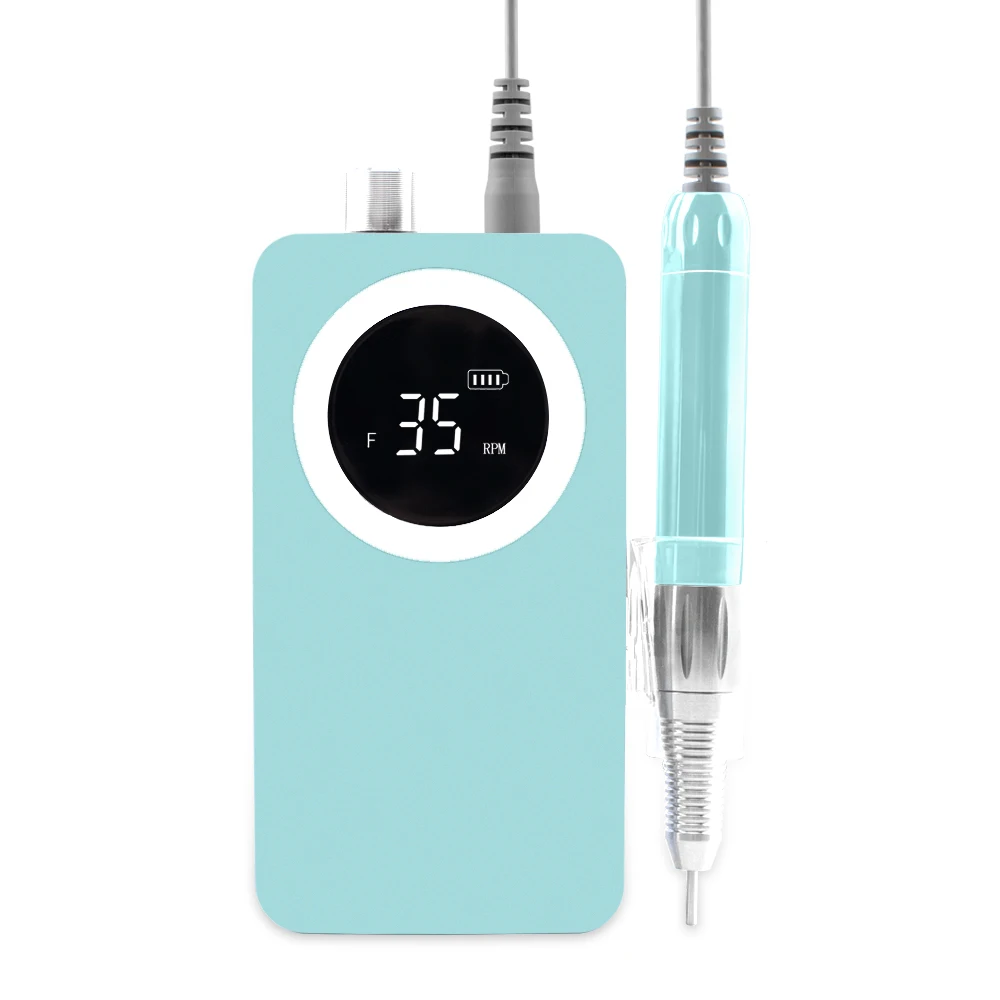 

2021 New Unique Mermaid Cordless Rechargeable Brushless Electric Nail Drill Machine with Private Logo