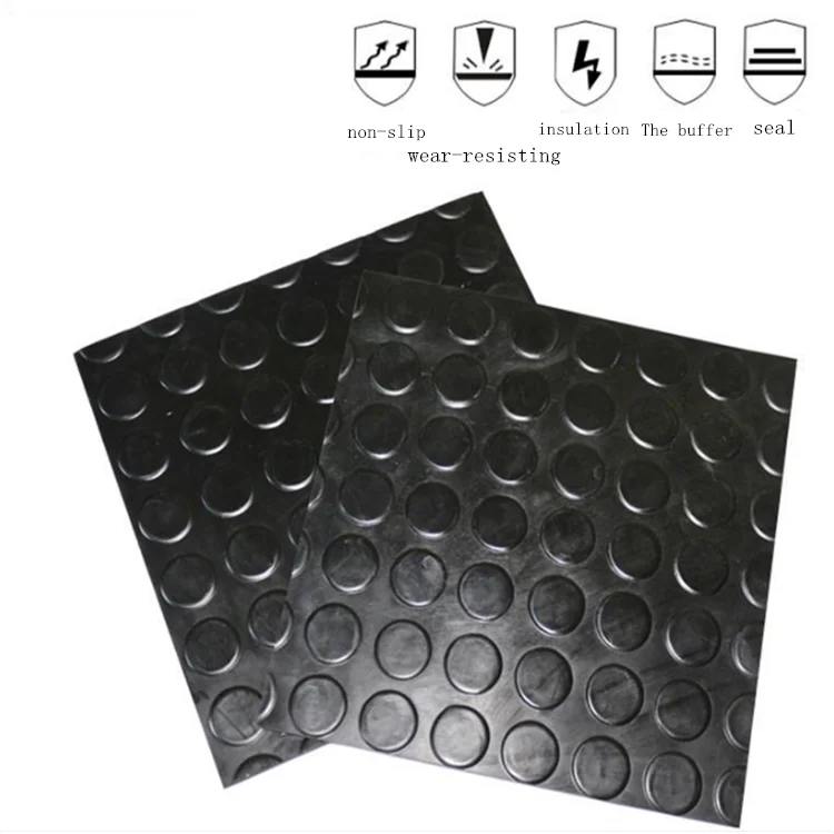 
hot sale Antislip Coin Pattern Rubber Sheet floor mat 