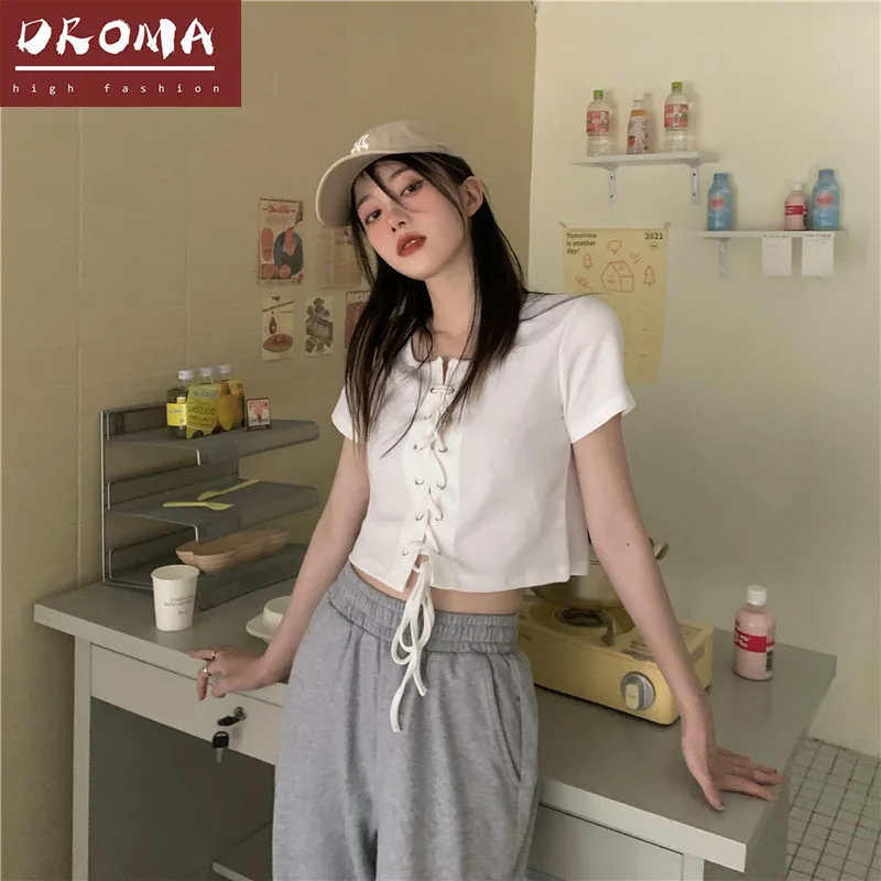 

Droma Best Quality Woman T Shirts Custom Summer Cotton Women Casual Printed T-shirt, Picture color