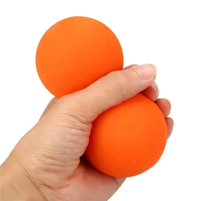 

Wholesale Non-toxic Eco Silicone Double Peanut Lacrosse Massage Ball