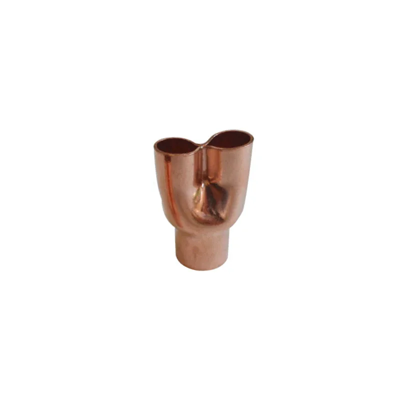 

CNC Parts Brass Fittings Welding copper tee, refrigeration electrical accessories