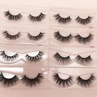 

Wholesale Individual Eyelashes 3D Mink Lashes 100% Real Mink Fur False Eyelashes