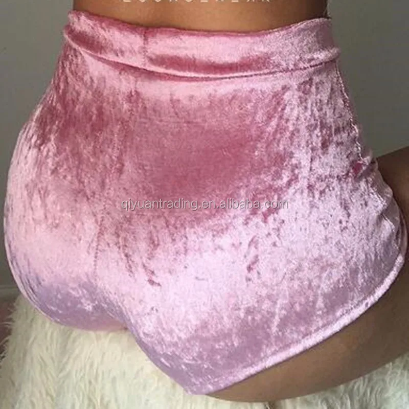 sexy velvet booty shorts